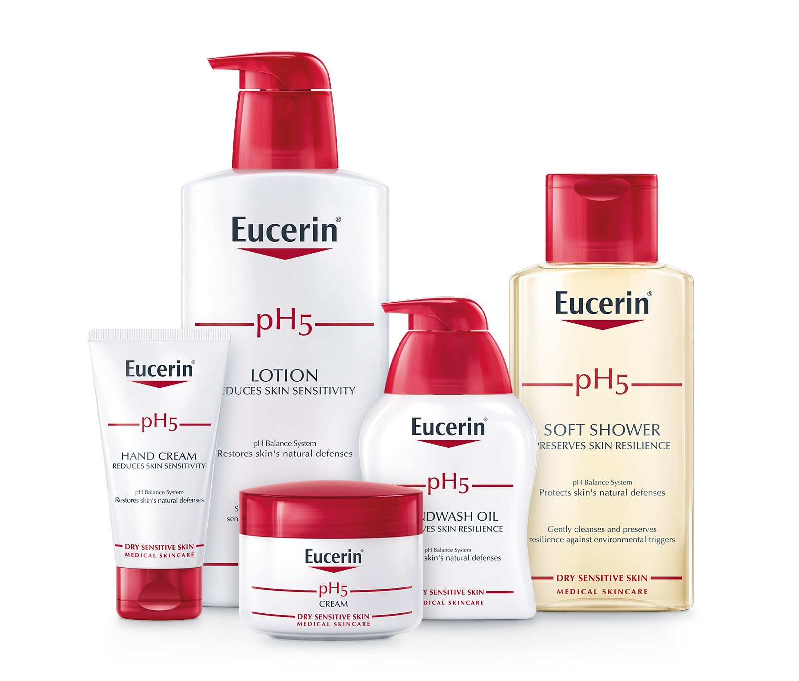 pH5 SoapFree Bar hand soap for dry sensitive skin Eucerin