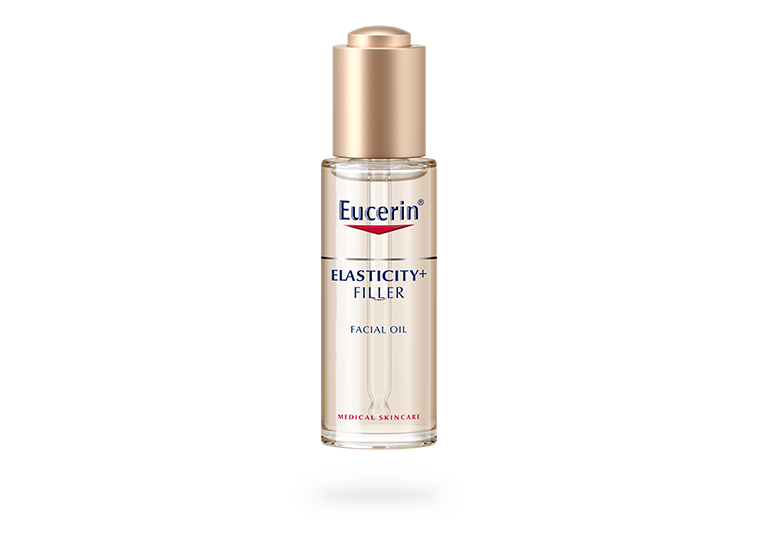 e properties of vitamin oil Facial FILLER  Eucerin Oil ELASTICITY skin for  mature