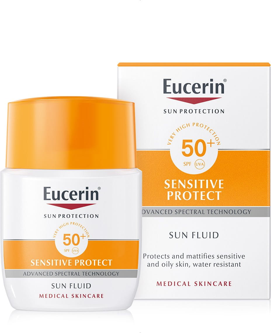 Sun Fluid Sensitive Protect SPF 50+ - mattifying sunscreen..