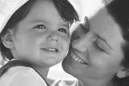 Mother with her child