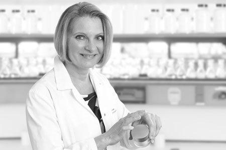 Scientist in laboratory