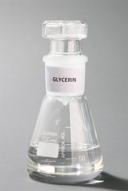 conical flask with Glycerine