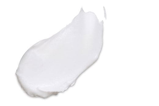 Texture of hand cream for dry sensitive skin