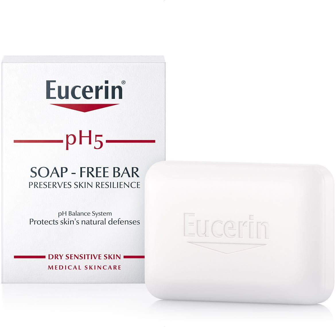 pH5 SoapFree Bar soapfree bar for dry, sensitive skin Eucerin