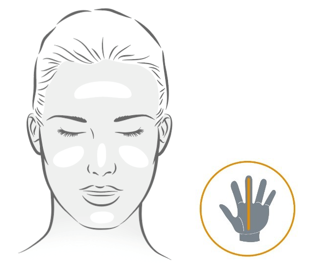 How much mattifying sun fluid should I use?
