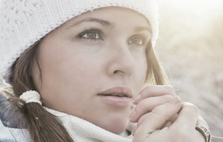 Woman wearing winter clothing